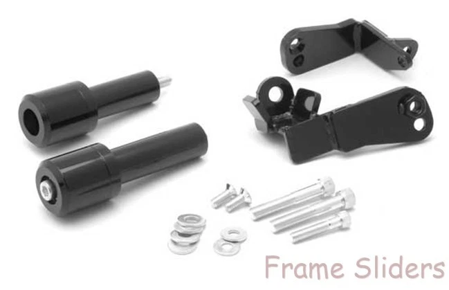 Protector deslizante de marco sin cortes para Suzuki Hayabusa GSX1300R GSX-R 1999-2007 negro Foto 4 de 4