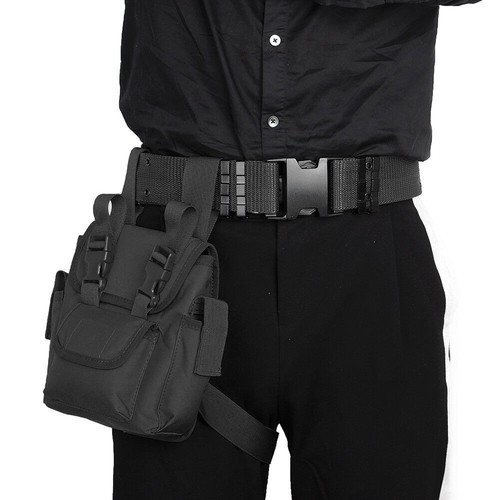 Tactical Drop Leg Bag Adjustable Army Hunting Waist Packs Molle Pouch Fanny Pack - Picture 2 of 11