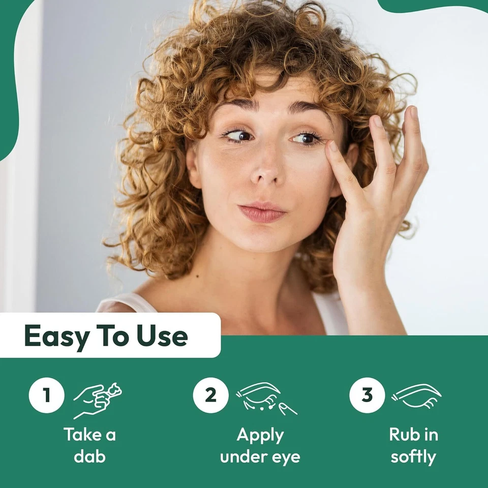 Crema de ojos Vivo Per Lei vitamina C y retinol para hinchazón y bolsas - 1,7 fl oz ⭐⭐⭐⭐⭐⭐ Foto 4 de 4