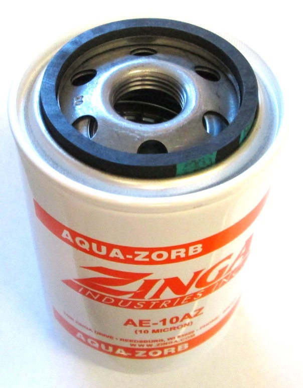 ZA AE-10-AZ - Zinga Spin on Aqua-Zorb Filter 10 Micron 1