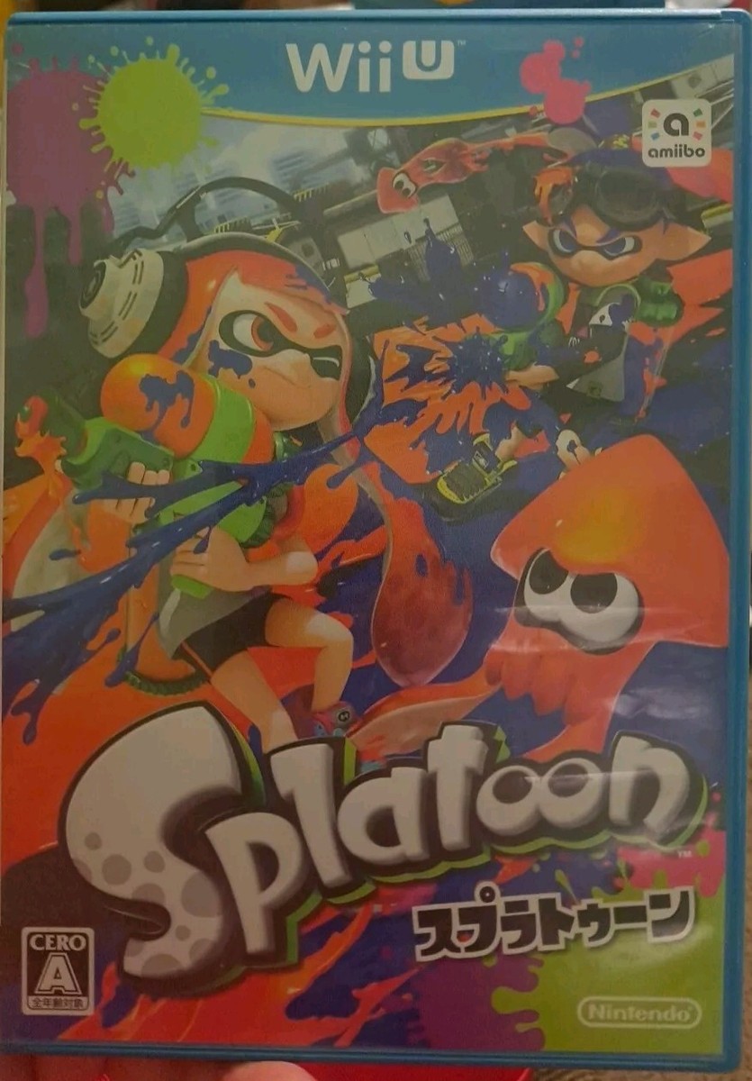 Splatoon Nintendo Wii U Japan Import US Seller WUP-P-AGMJ-JPN | eBay