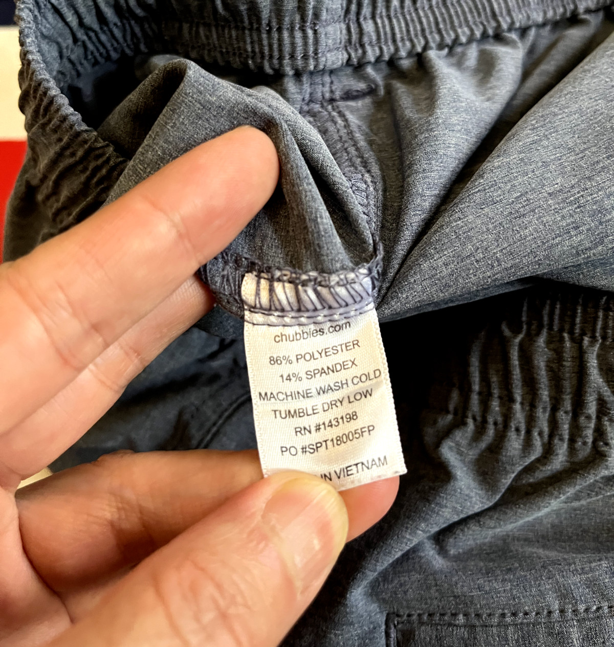 Chubbies Activewear Shorts Solid Gray Drawstring … - image 12