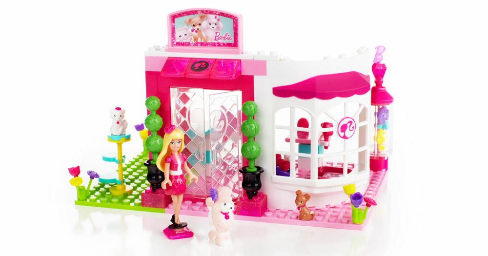 Mega Bloks Barbie Build N Style 80224 Pet Shop 98 Pcs for sale