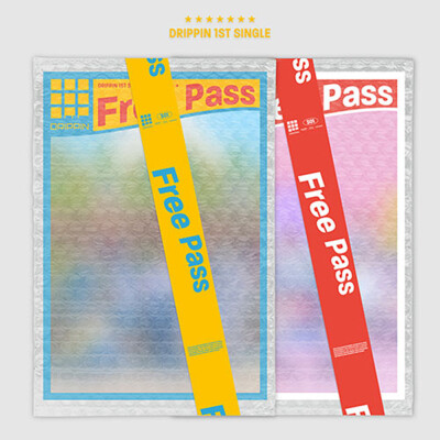 DRIPPIN FREE PASS 1st Single Album CD+Photo Book+Card+Band+etc SEALED