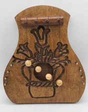 Vintage Door Harp 4 String Chime Hand Crafted Wood 10" By David's Door Harps