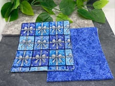 24 PC 5" Glitter Quilting Fabric Charm Pk 2 Designs 12 Each Free Ship 5FS1446