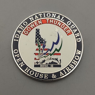 Idaho National Guard Open Houe Airhow Airshow Director Colonel Aebischer Coin#1