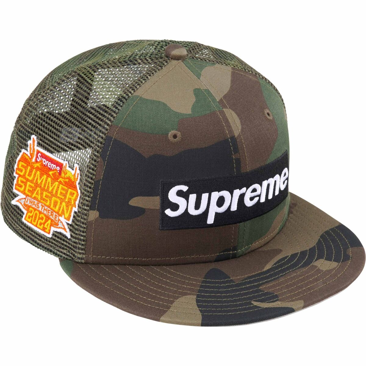 SUPREME/NEW ERA BOX LOGO MESH BACK FITTED BASEBALL HAT SS24 SUPREME/NEW ERA BOX LOGO MESH BACK FITTED BASEBALL HAT SS24