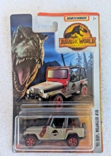 2018 MATCHBOX '93 JEEP WRANGLER #18 "JURASSIC PARK" WORLD LEGACY COLLECTION #2/6