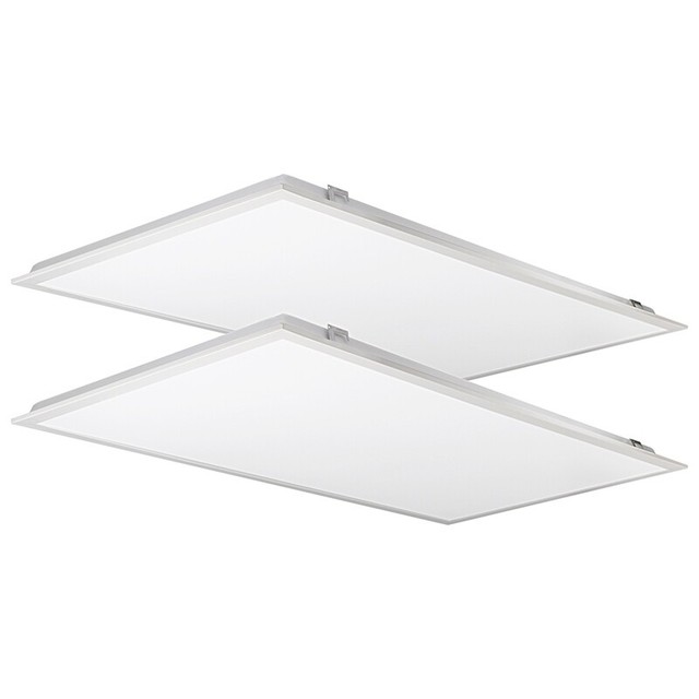 (2 PACK) 2x4 FT LED 45W Backlit Panel Light 4000K Flickerfree 010V