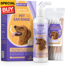 Ear Cleaner for Dog  Cat - Dog Ear Infection Treatment to Soothe Itchiness and