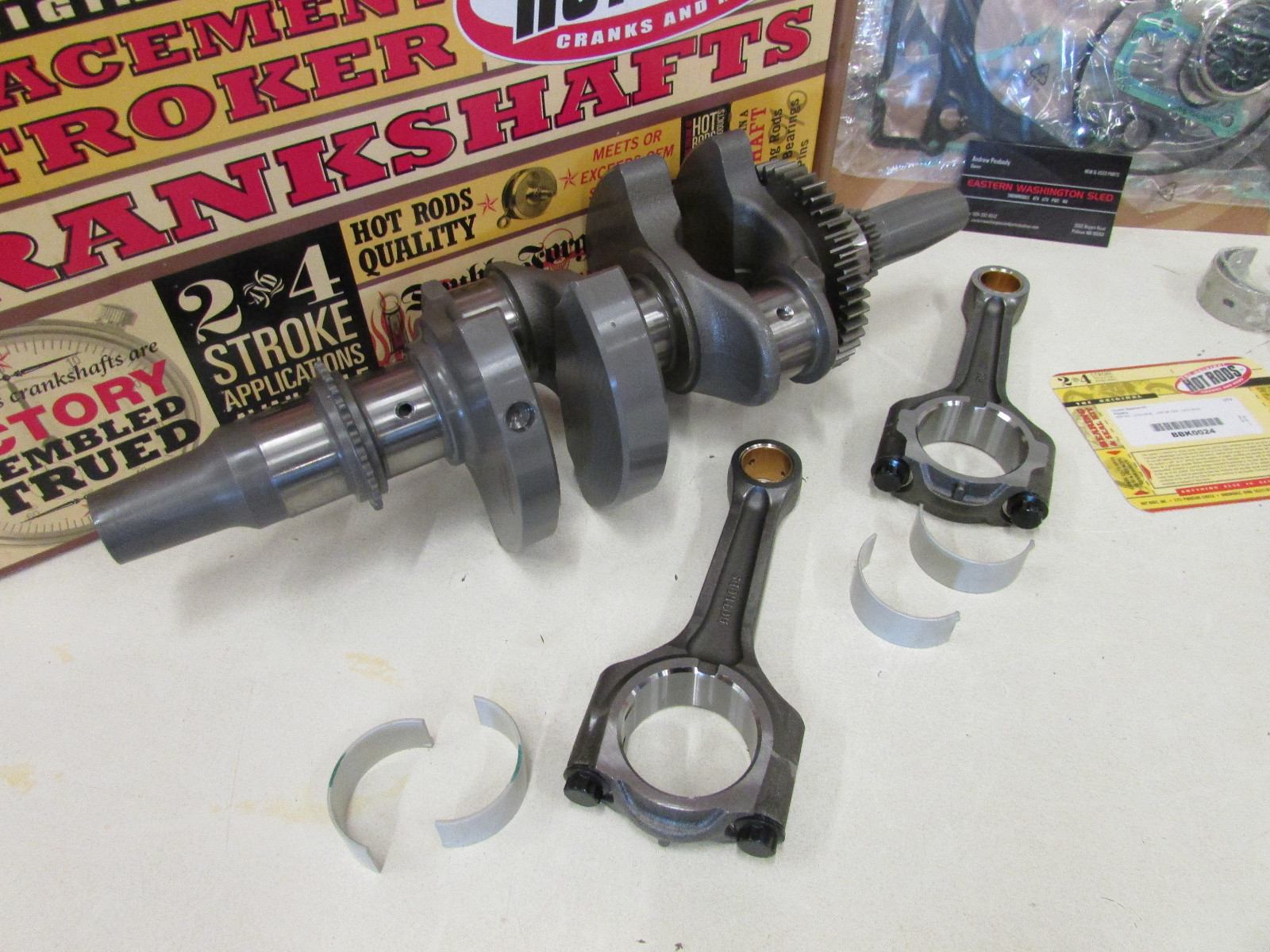 POLARIS RZR 900 XP ENGINE REBUILD CRANKSHAFT, GASKETS, BEARINGS