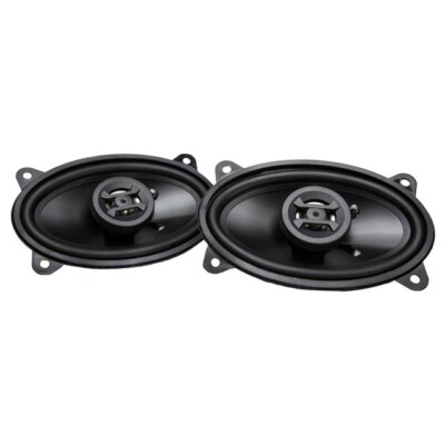 (2) Hifonics Zeus ZS46CX | 4x6 Inch 250W 4 Ohm 2-Way Coaxial Car Audio Speakers