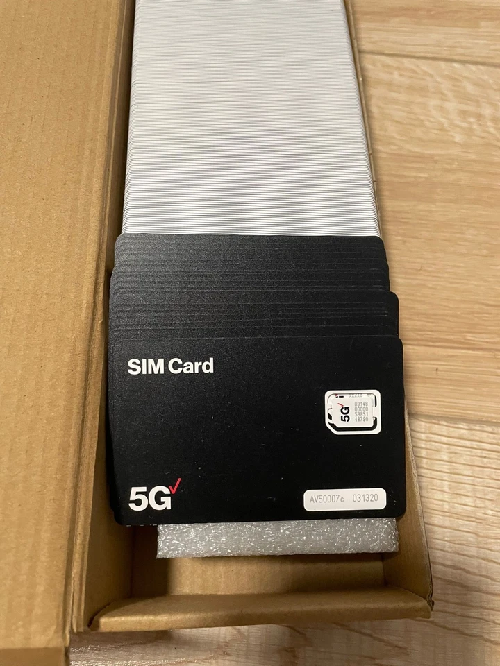 Verizon Sim Card Postpaid/Prepaid  5G Nano SIM Card Good for activation Newest  - Image 4 of 4
