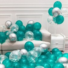Birthday 10-50 Party Balloons Chrome shiny LATEX BALLOONS 12" SHINY LATEX BALONS