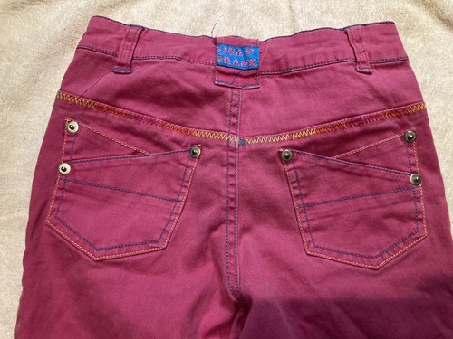 Vintage Lisa Frank Be Happy Pink Jeans Girls Size 8 Y2K - Picture 7 of 8