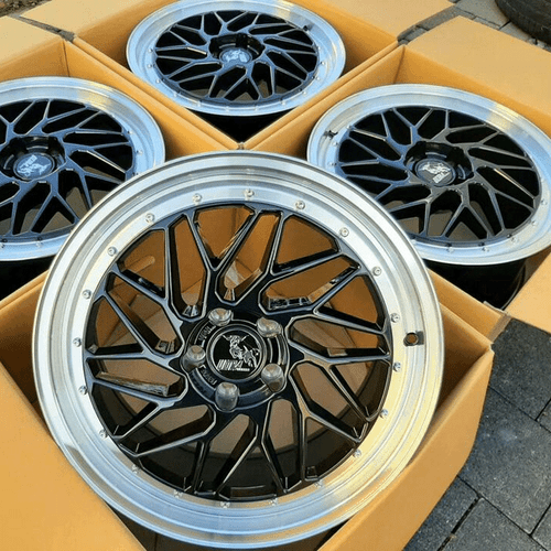 19 Zoll UX14 Stufentiefbett Alufelgen 8,5x19 5x108 ET40 schwarz für Opel - Bild 5 von 8