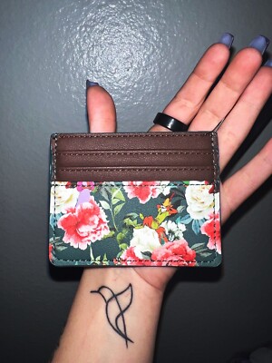 Loungefly Disney Wallet Robin Hood Characters Floral Slim Cardholder 