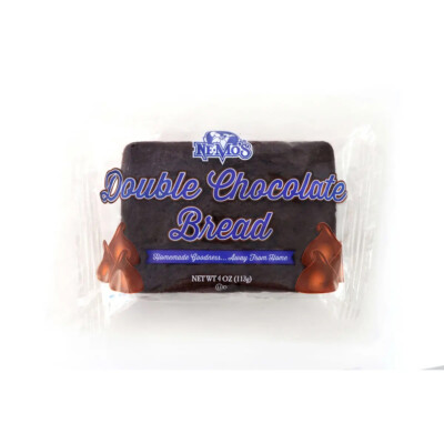 Ne-Mo's Double Chocolate Cake Bread, 4 Ounce [12-Pack]