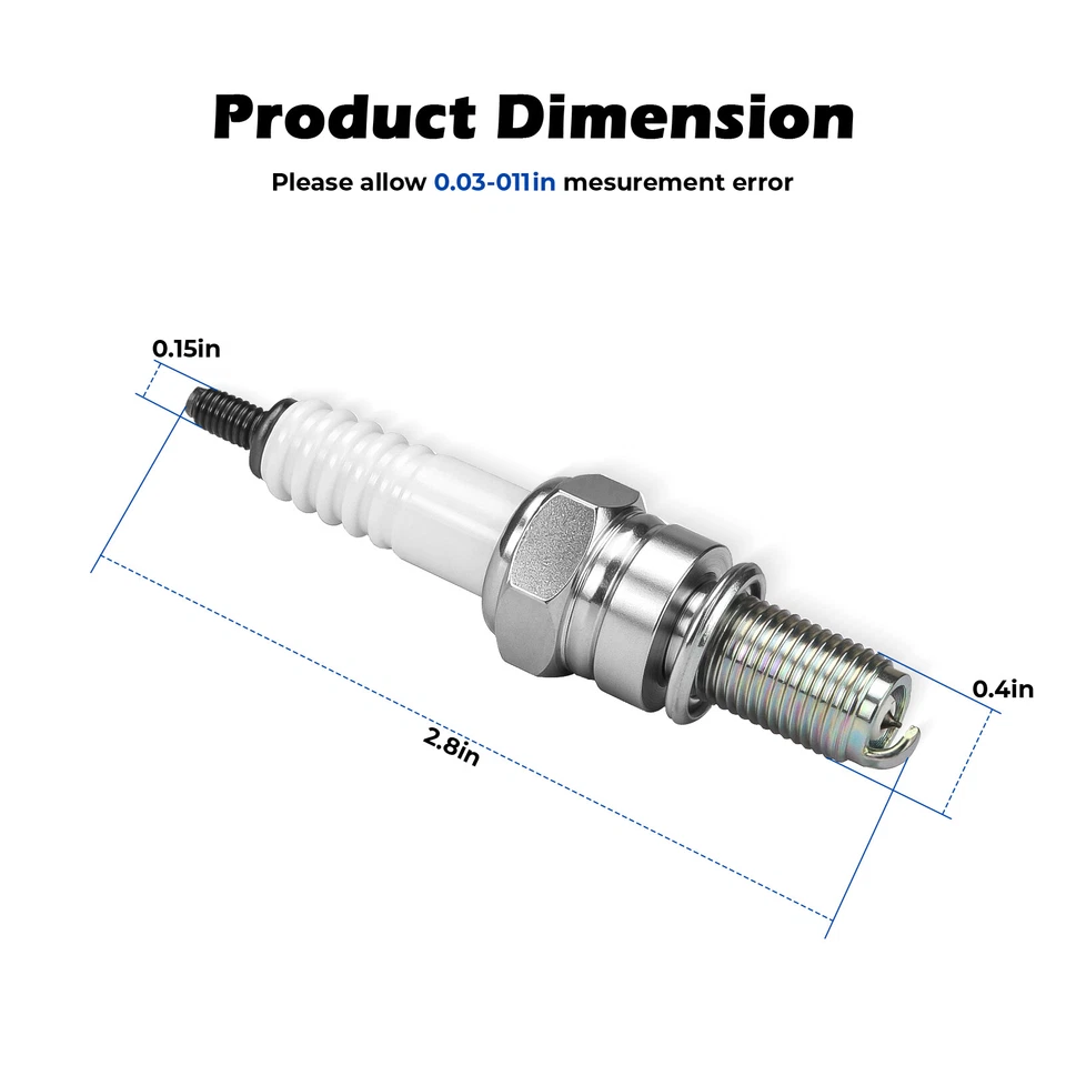 4 Ignition Coil Iridium Spark Plug for Kawasaki Ninja ZX-14/R ZX-10R ZX1400/1000 - Image 4 of 4
