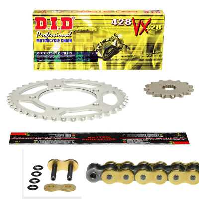 DID 428 VX G&B Kettensatz Yamaha XVS 125 Drag Star (VE01) 2002 X-Ring Niet