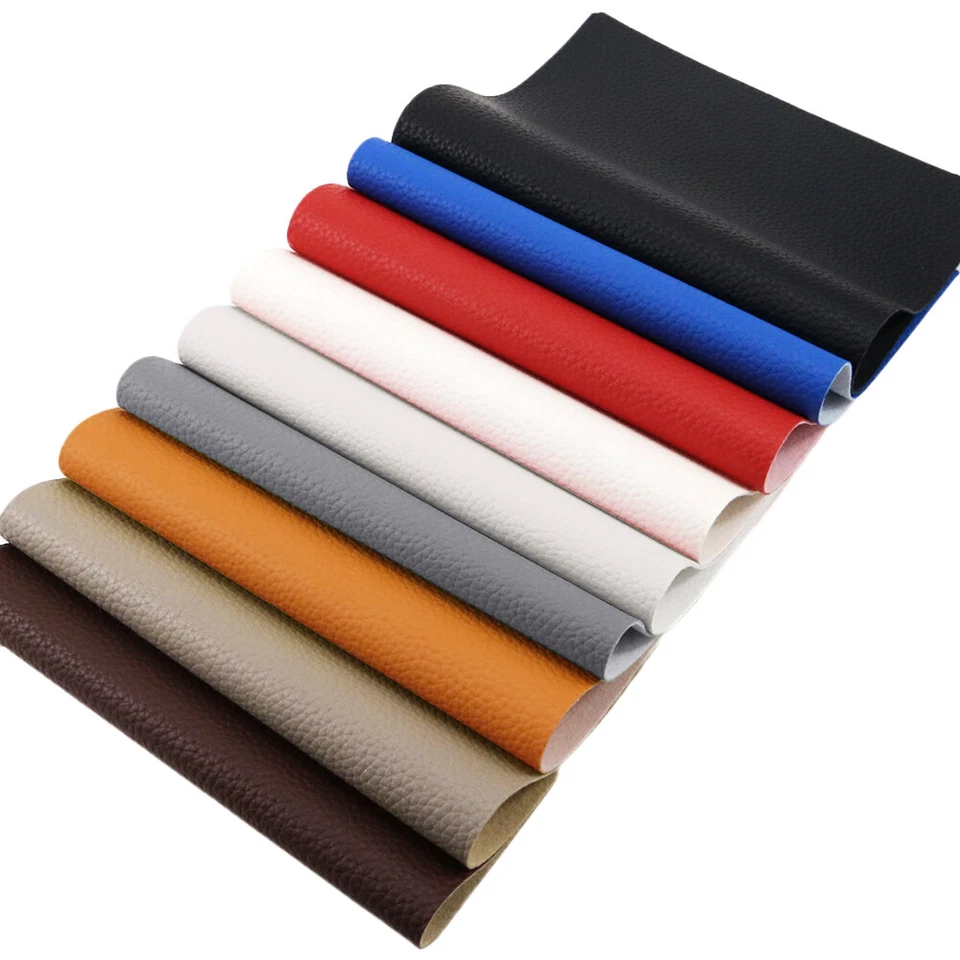 1/5/10 Yards Faux Leather Fabric Boat Outdoor Upholstery Marine Vinyl 54" Wide - Image 3 of 4