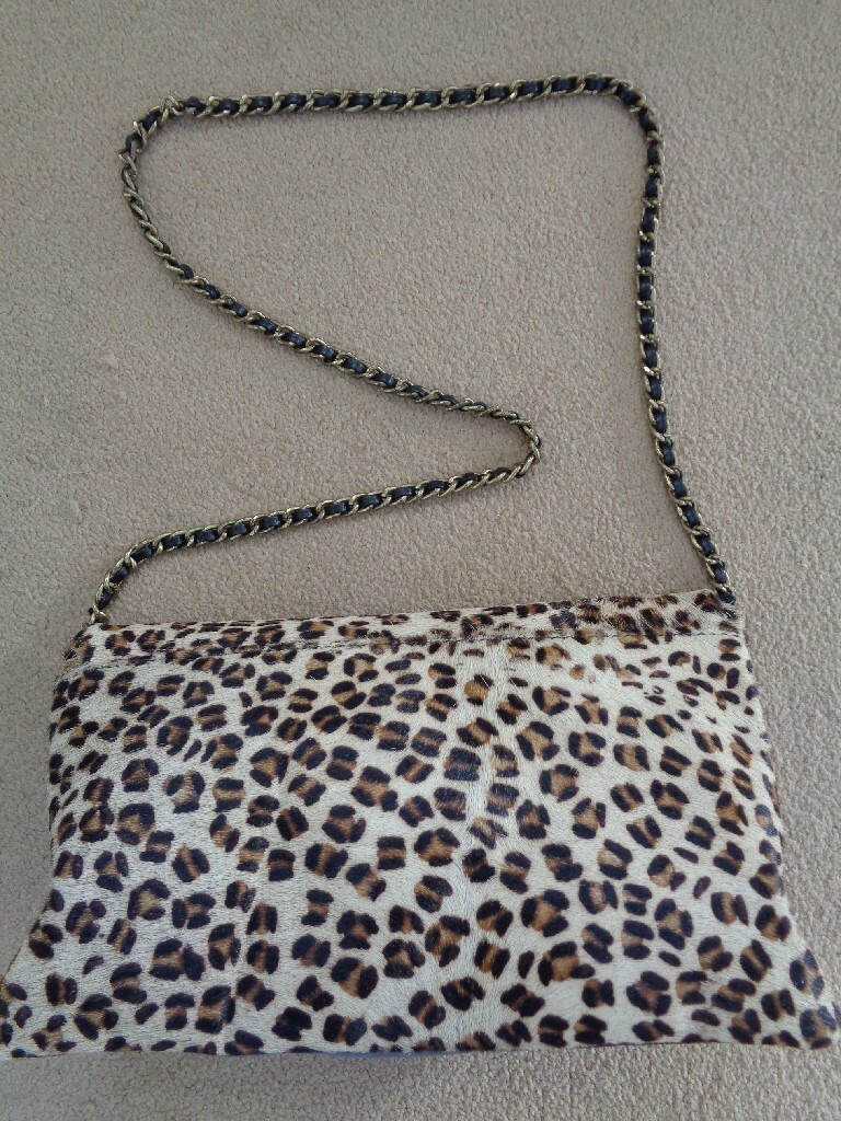 FENN WRIGHT MANSON BROWN MULTI LEOPARD PRINT FAUX… - image 5