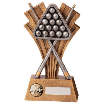 XPLODE SNOOKER TROPHY AWARD 2 GRÖßEN KOSTENLOSE GRAVUR