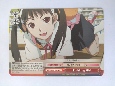 Flubbing Girl BM/S15-E074 Climax Weiss Schwarz Karte Bushiroad Bakemonogatari