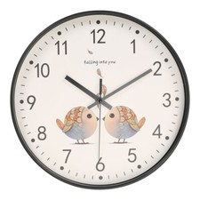 Wall Clock Silent & Non Ticking Modern Quartz 12" Quiet Sweep Home Office Clocks