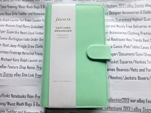 FILOFAX Saffiano persönlicher kompakter Organizer Original nachfüllbarer Tagebuch Notizblock - Bild 14 von 32