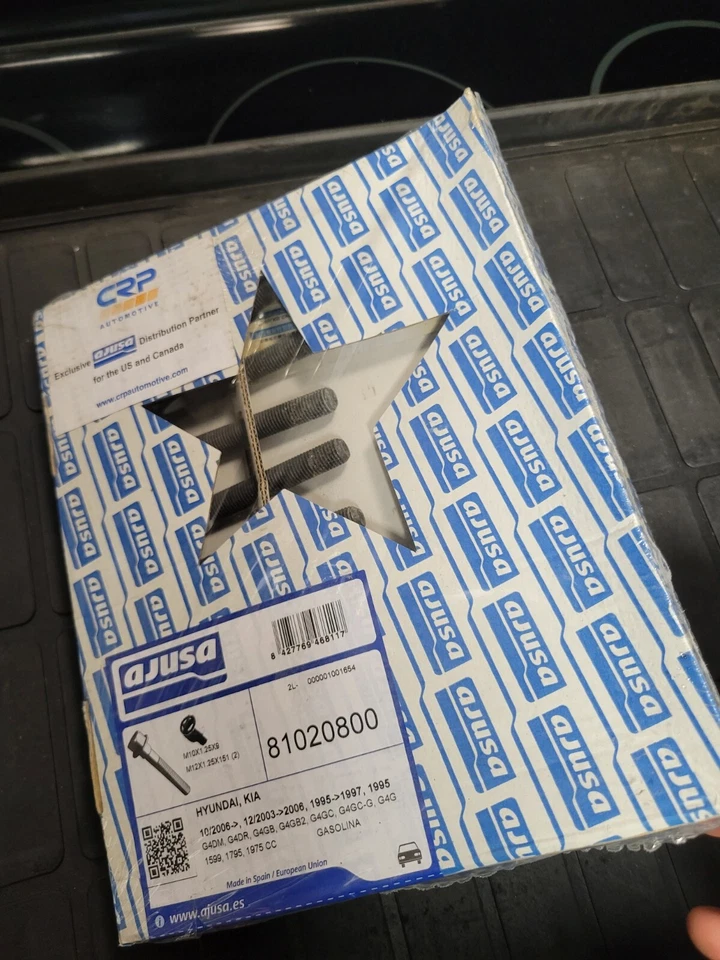 Juego de pernos de culata de motor - Ajusa 81020800 (Hyundai, Kia) Foto 4 de 4