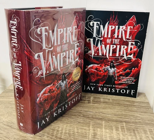 EMPIRE OF THE VAMPIRE by Jay Kristoff SIGNED/LMT/ HB 1st Print + BONUS reader!