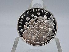 2022 1oz .999 Fine Silver "Happy Holidays/ Season