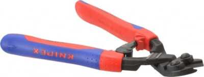 Knipex 8'' OAL, Bolt Cutter 18mm Jaw Length x 33mm Jaw Width, 20� Angled Head,...