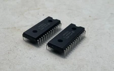 2 Pieces HM6264P-12 High-Speed CMOS Static RAM HITACHI - Used Condition -