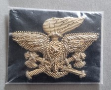 FREGIO DA CAPPELLO GENIO FERROVIERI MOD. MARESCIALLI E UFFICIALI CANOTTIGLIA