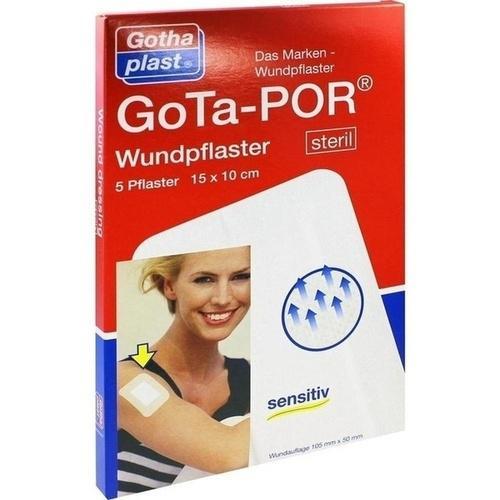 GOTA-POR Wundpflaster steril 100x150 mm 5 St PZN 10124890