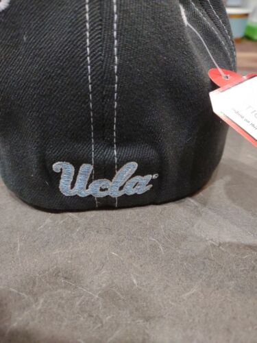 UCLA Bruins Zephyr Letterman Cap Adult Size Sm, Stretch Fit Wht/Gray/Blue,Yellow - Picture 3 of 12