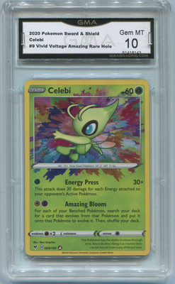 Pokemon Vivid Voltage Celebi 009 Amazing Rare Gma 10 Gem Mint Psa Ebay