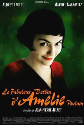 AMELIE Movie POSTER 27 x 40 Audrey Tautou, Mathieu Kassovitz, A