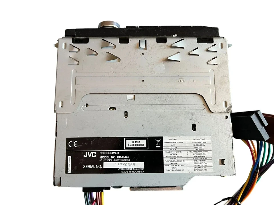 JVC KD-R442 Autoradio WMA MP3 USB AUX CD Radio Audio Auto - Bild 4 von 4