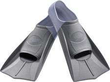 Unisex-Adult Swim Training Fins Rubber Short Blade