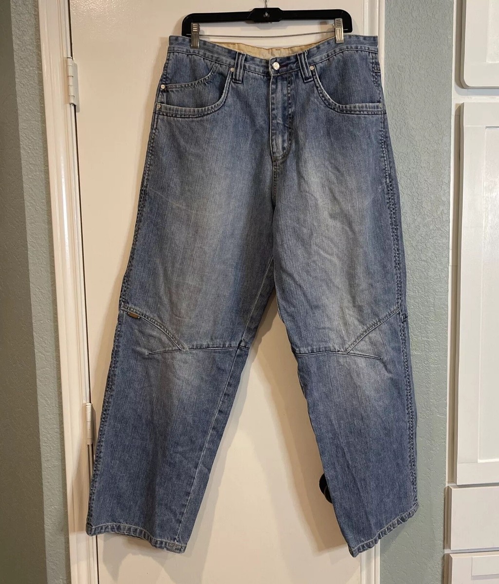 希少【PHAT FARM】Y2K 00's ビッグシルエット/デニム パンツ Vintage Phat Farm Jeans Men 36X33 Baggy Denim Skate Hip Hop