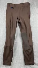 I Ride On Riding Pants Pull On Brown Youth Size XL