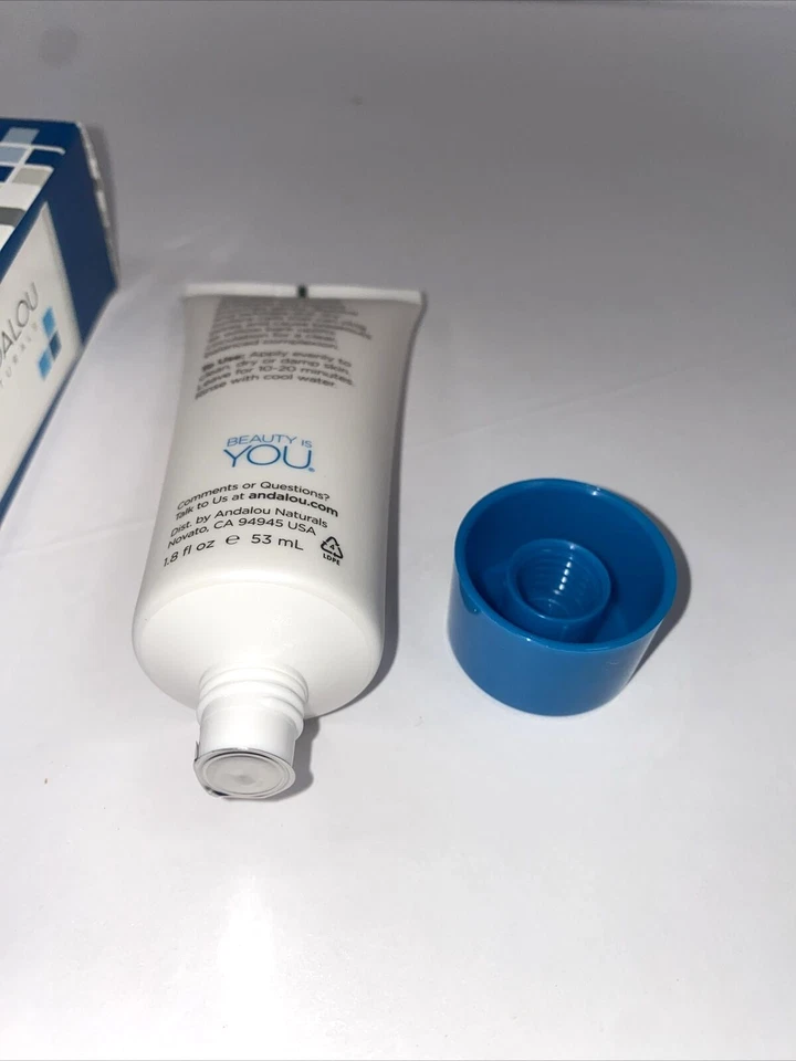 ANDALOU NATURALS 透明皮肤康普茶酶去角质面膜 1.8 盎司/53 毫升全新 — 第 3/4 张图片