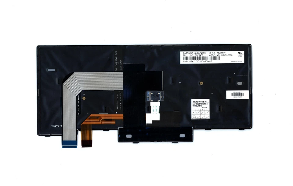 Clavier FR AZERTY pour LENOVO ThinkPad T470 / T480 / A475 / A485 01HX430 - Photo 2/4