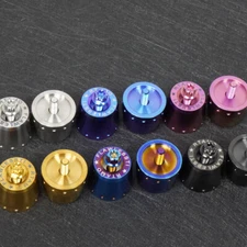 For XMAX300 Fossa 350 dedicated CNC Anti-drop Titanium handlebar Plug & screws