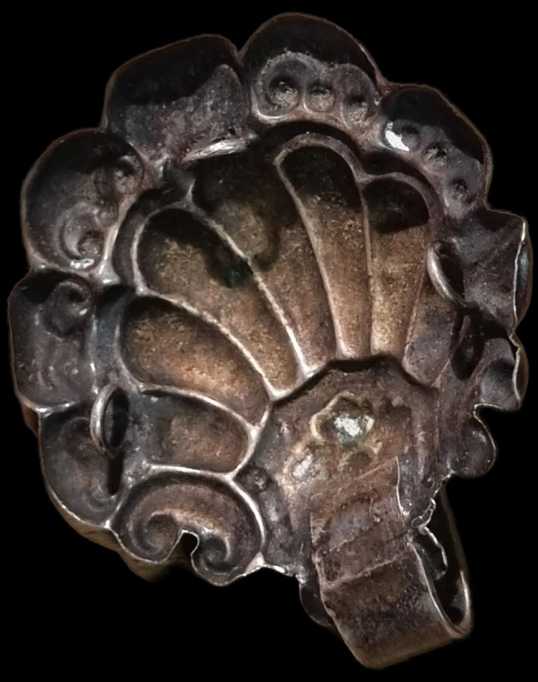 Bottone mantello in argento - Immagine 2 di 2