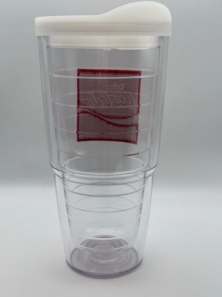 Tervis, Enjoy Coca-Cola Copo, Vermelho Branco 24 oz, com tampa, quente ou frio - Imagem 2 de 4